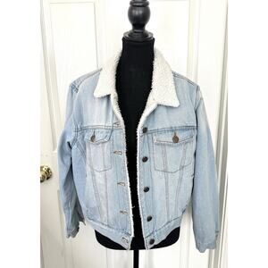 Womens Ashley Vintage Charm Jean Jacket Size Large